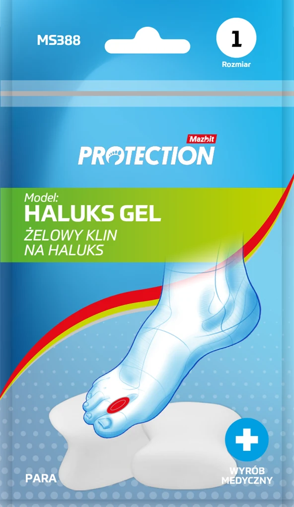 MAZBIT HALUKS GEL żelowy klin na haluks paluch koślawy hallux