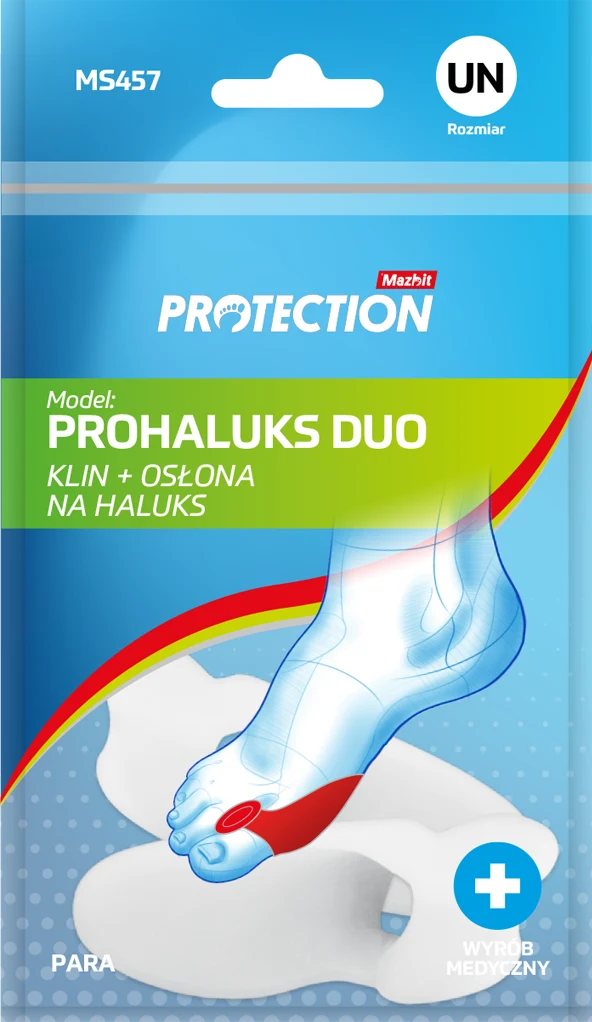 MAZBIT PROHALUKS DUO klin plus osłona na haluks paluch koślawy hallux