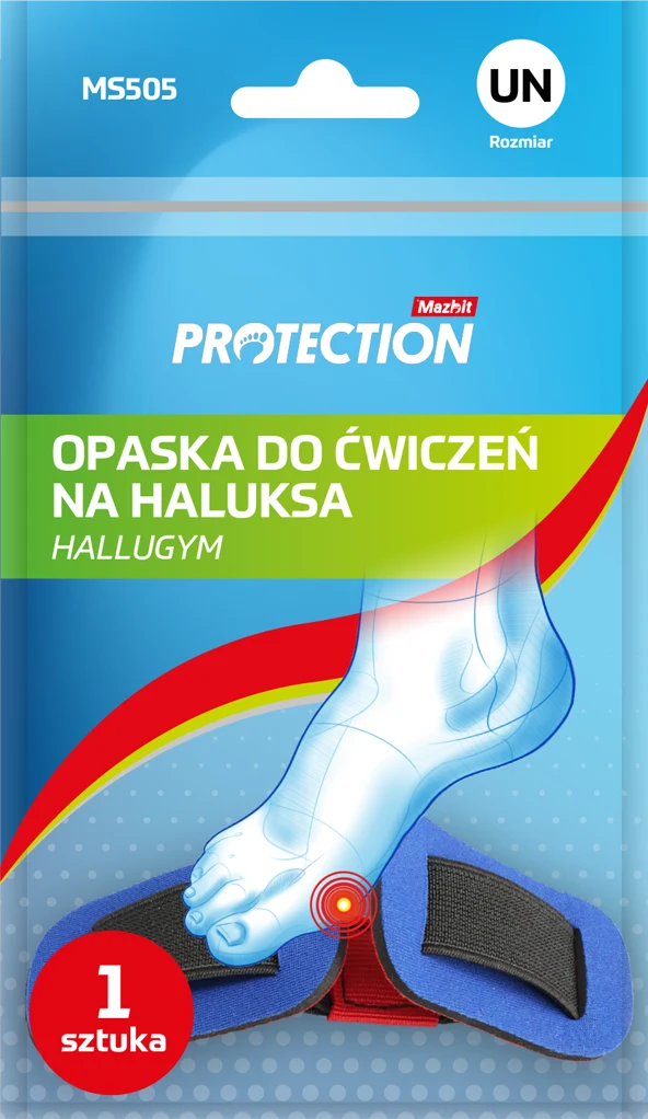 MAZBIT HALLUGYM elastyczna opaska do ćwiczeń palucha koślawego