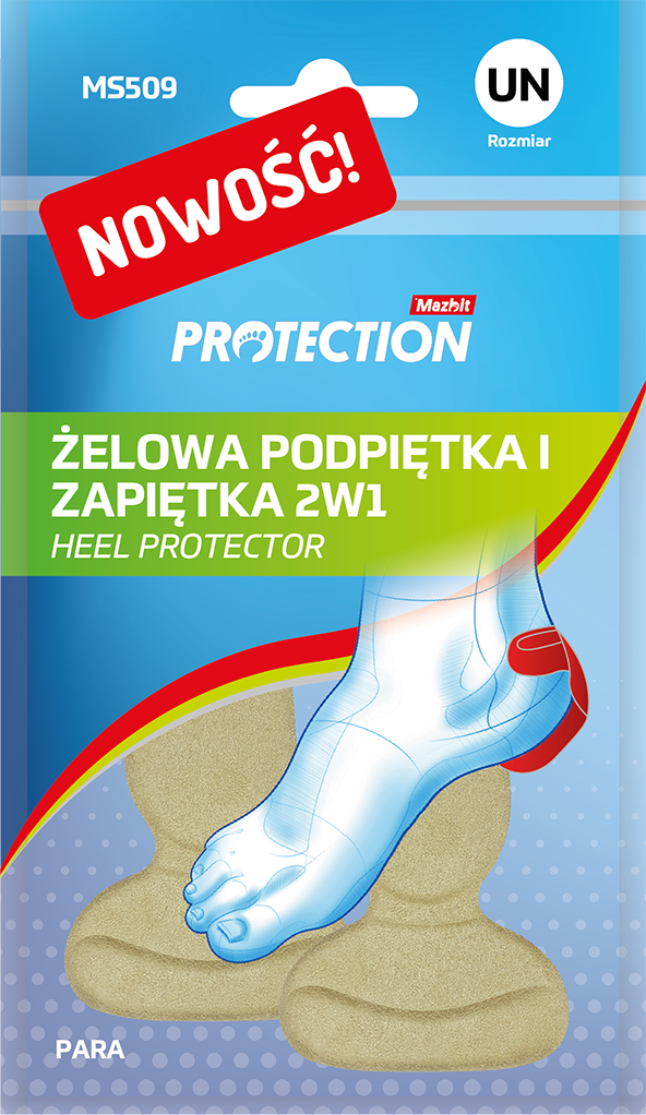 Podpiętka żelowa z zapiętką Heel Protector