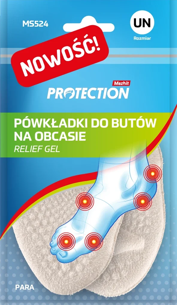 RELIEF GEL PÓŁWKŁADKI DO BUTÓW NA OBCASIE MAZBIT
