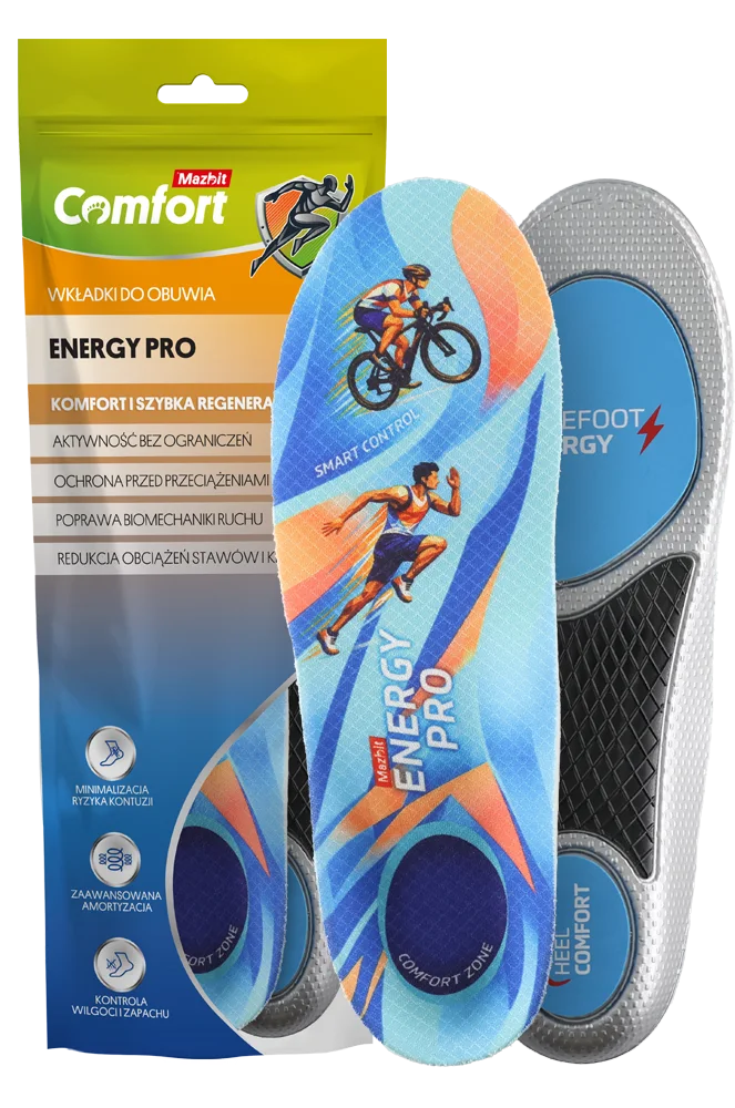 MAZBIT ENERGY PRO sportowe wkładki do butów